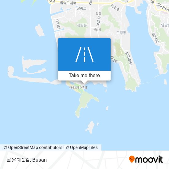 몰운대2길 map