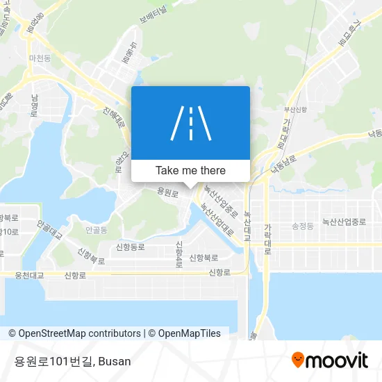용원로101번길 map