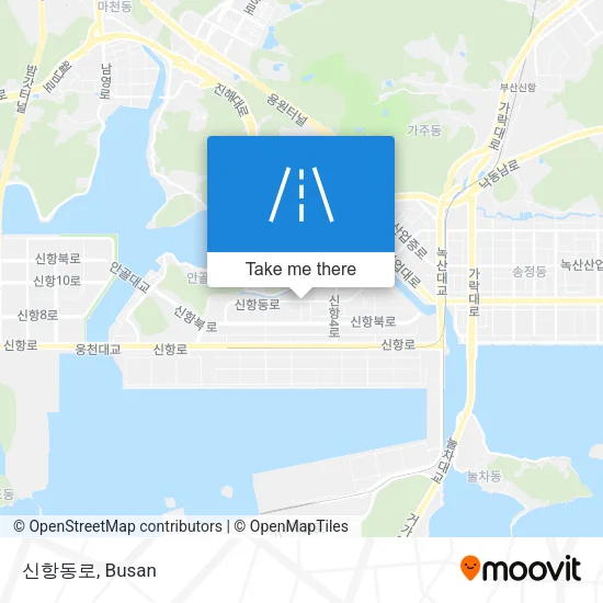 신항동로 map