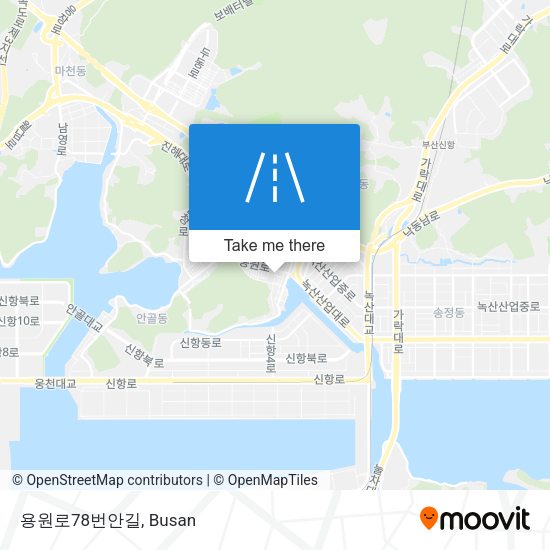 용원로78번안길 map
