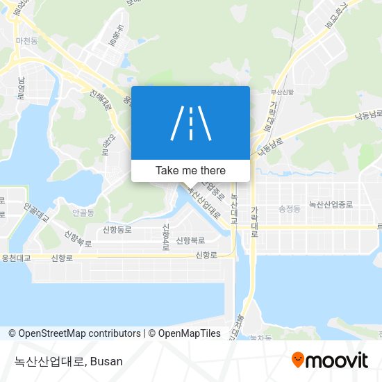 녹산산업대로 map