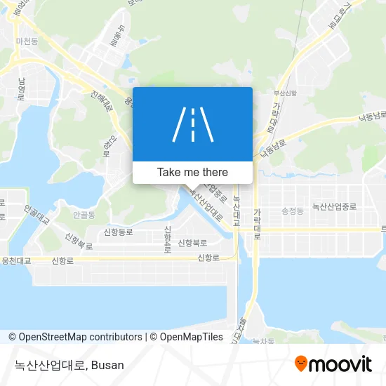 녹산산업대로 map