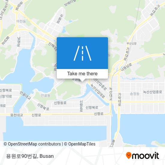 용원로90번길 map