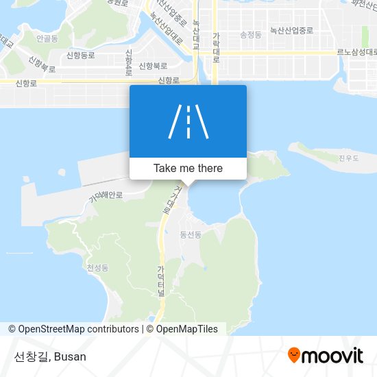 선창길 map