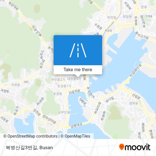 복병산길3번길 map