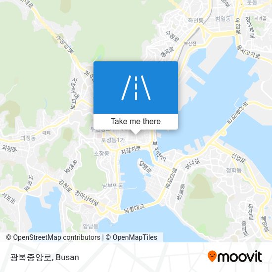 광복중앙로 map