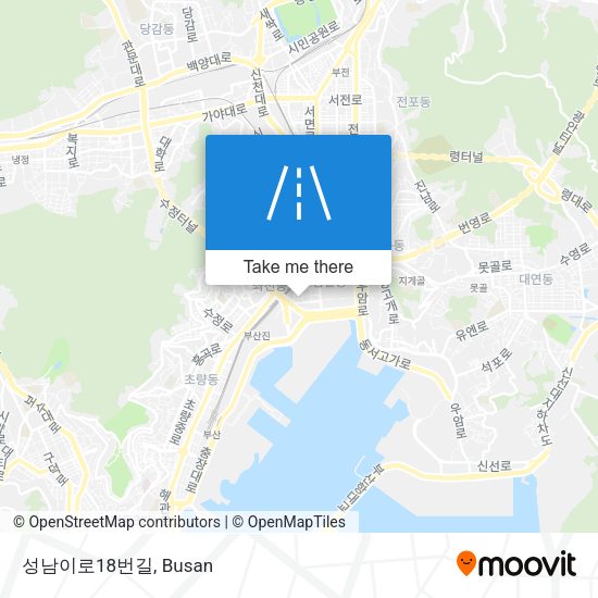 성남이로18번길 map