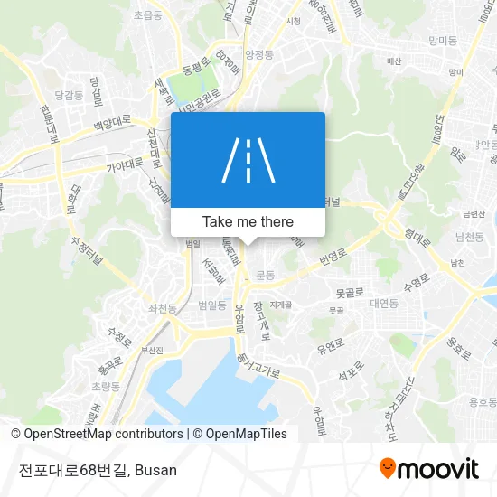 전포대로68번길 map