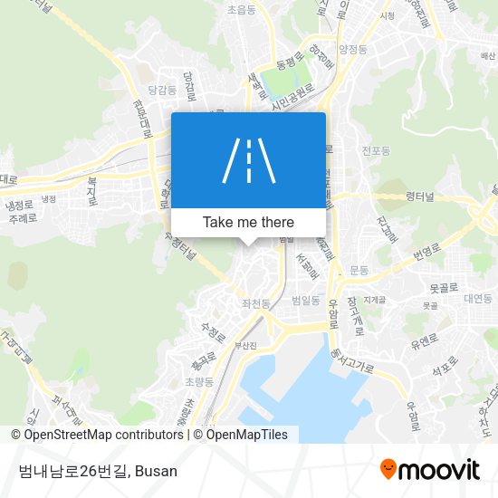 범내남로26번길 map