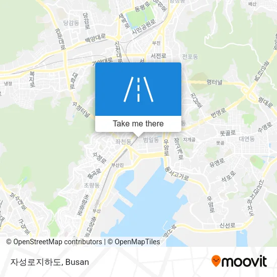 자성로지하도 map