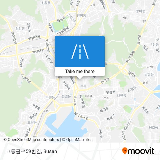 고동골로59번길 map