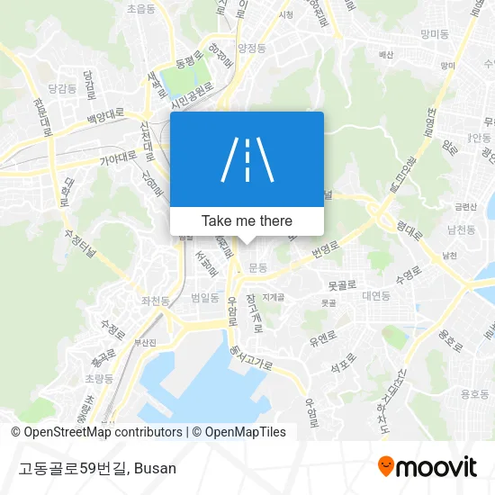 고동골로59번길 map
