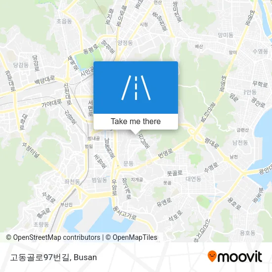 고동골로97번길 map