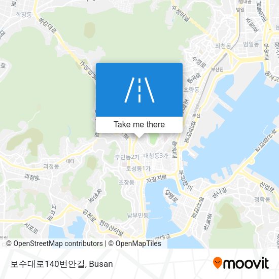 보수대로140번안길 map