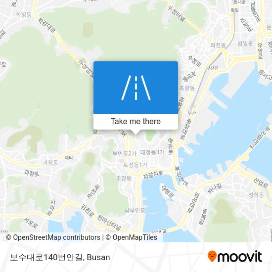 보수대로140번안길 map