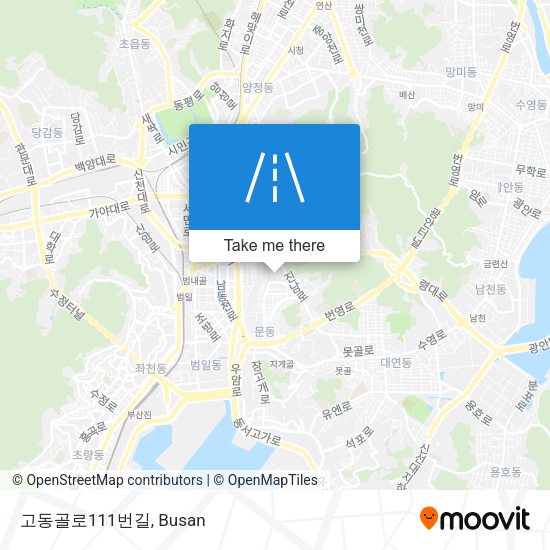 고동골로111번길 map