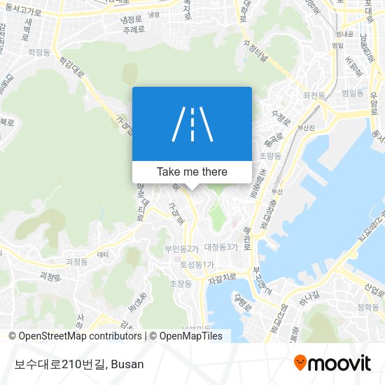 보수대로210번길 map
