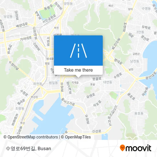 수영로69번길 map