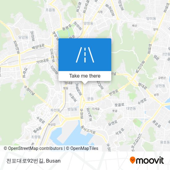 전포대로92번길 map