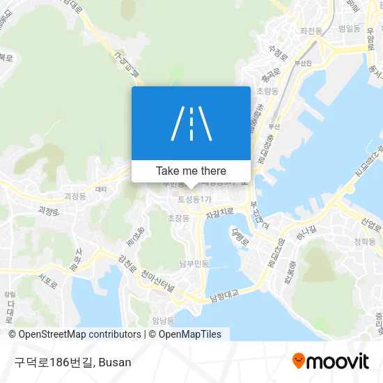 구덕로186번길 map