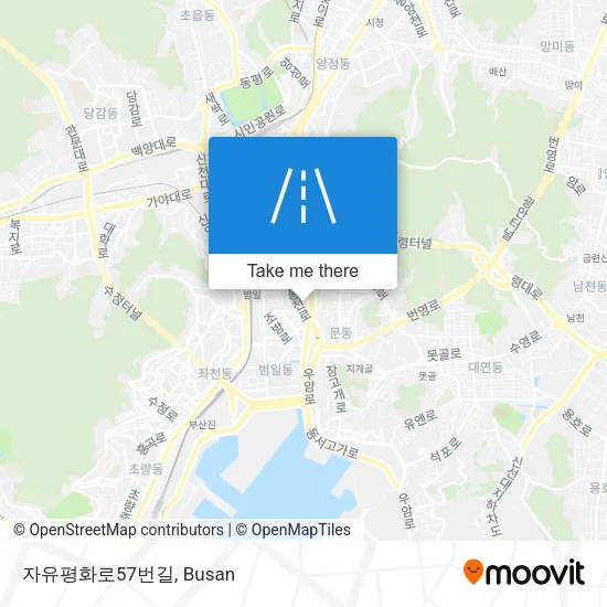 자유평화로57번길 map