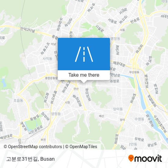 고분로31번길 map