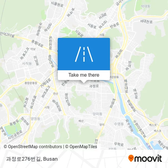 과정로276번길 map