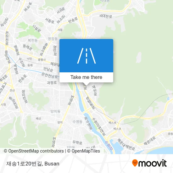 재송1로20번길 map