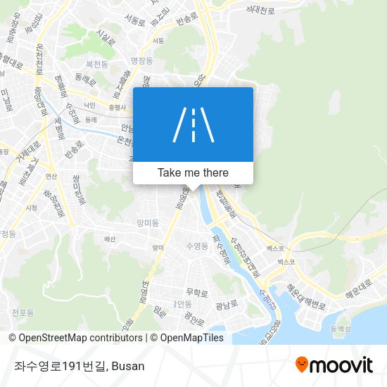 좌수영로191번길 map