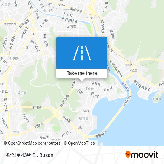 광일로43번길 map