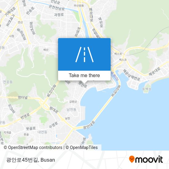 광안로45번길 map