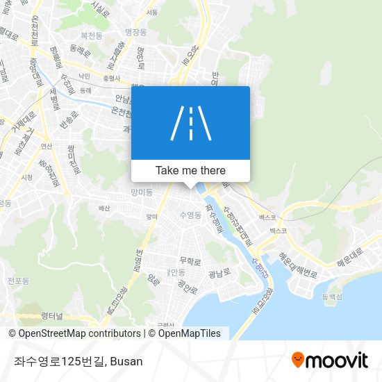 좌수영로125번길 map