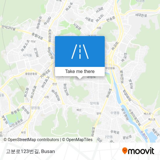 고분로123번길 map
