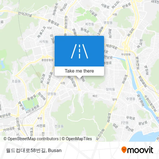 월드컵대로58번길 map