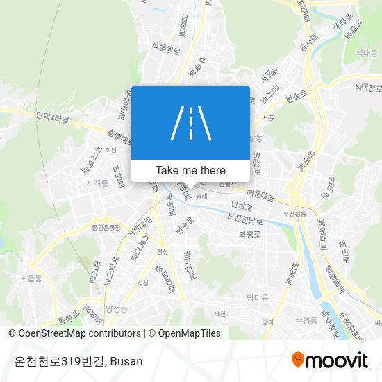 온천천로319번길 map
