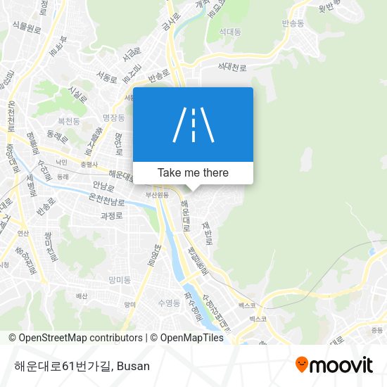 해운대로61번가길 map