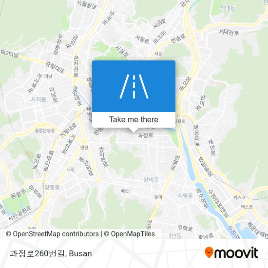 과정로260번길 map