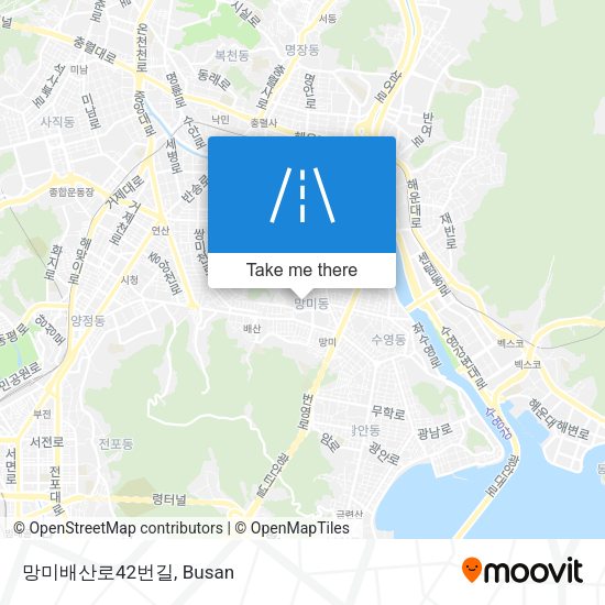 망미배산로42번길 map