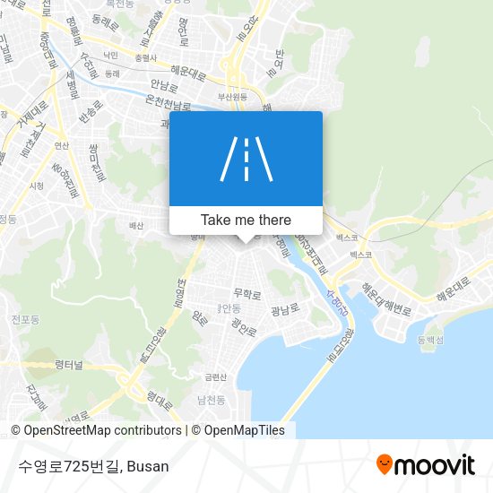 수영로725번길 map