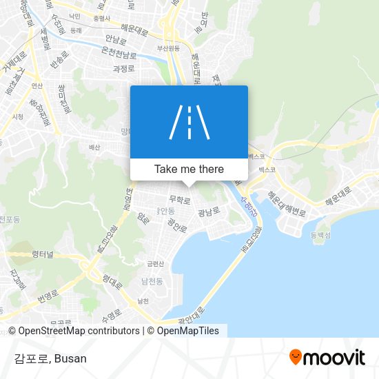 감포로 map