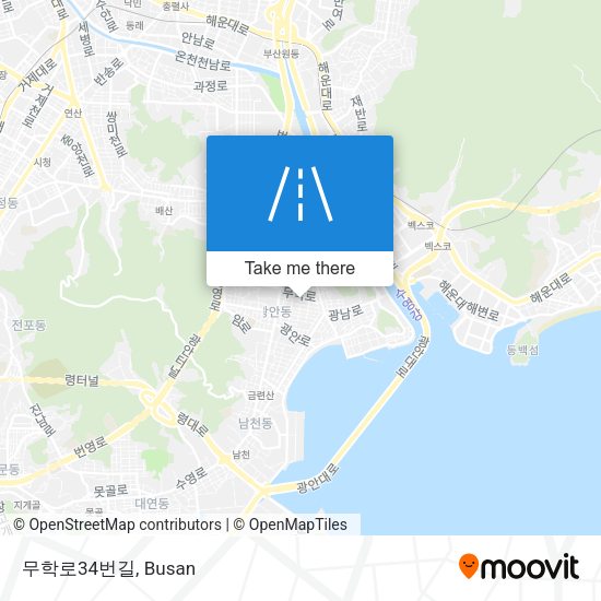 무학로34번길 map