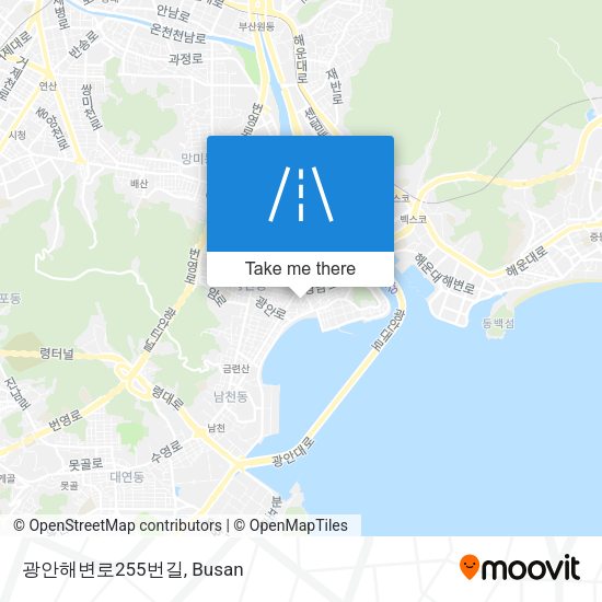 광안해변로255번길 map