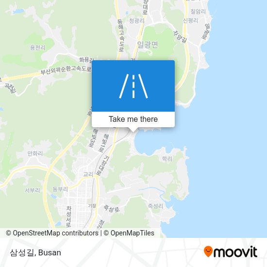 삼성길 map