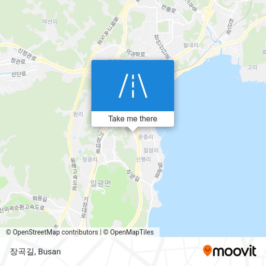 장곡길 map