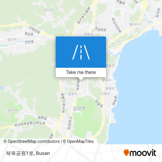 체육공원1로 map
