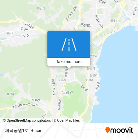 체육공원1로 map