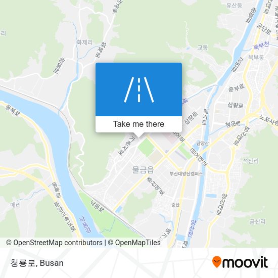 청룡로 map