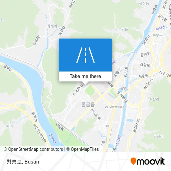 청룡로 map