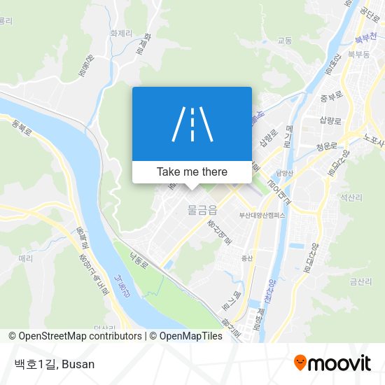 백호1길 map
