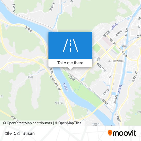 화산5길 map